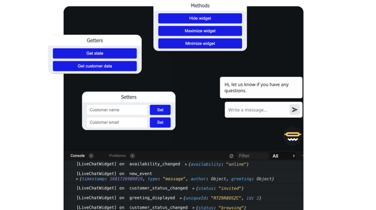 Text Platform | Open Chat Widget API