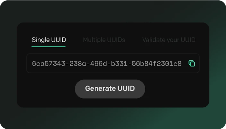 UUID Generator's banner