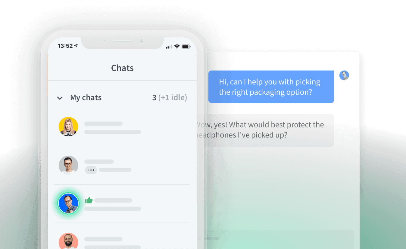 Fully accessible chat widget