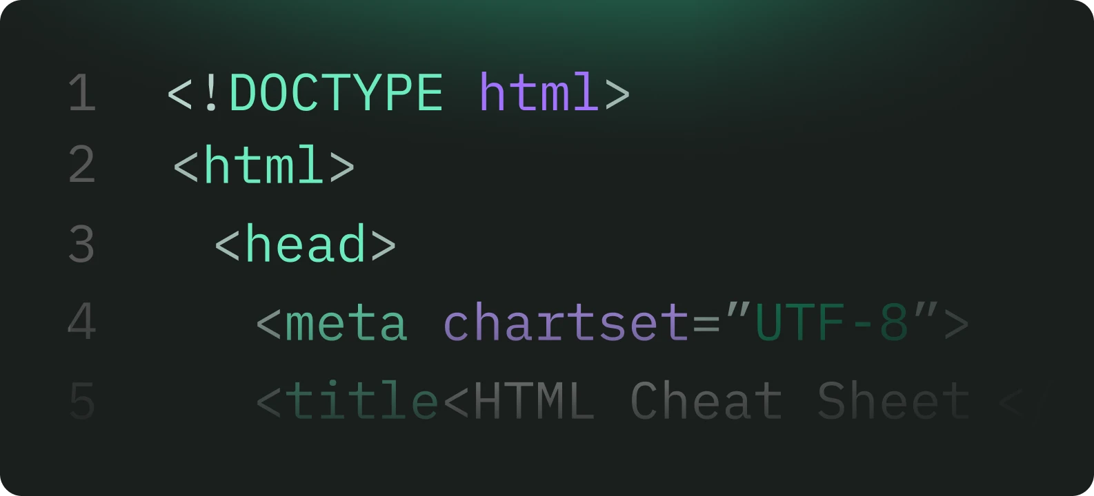 html document structure graphic