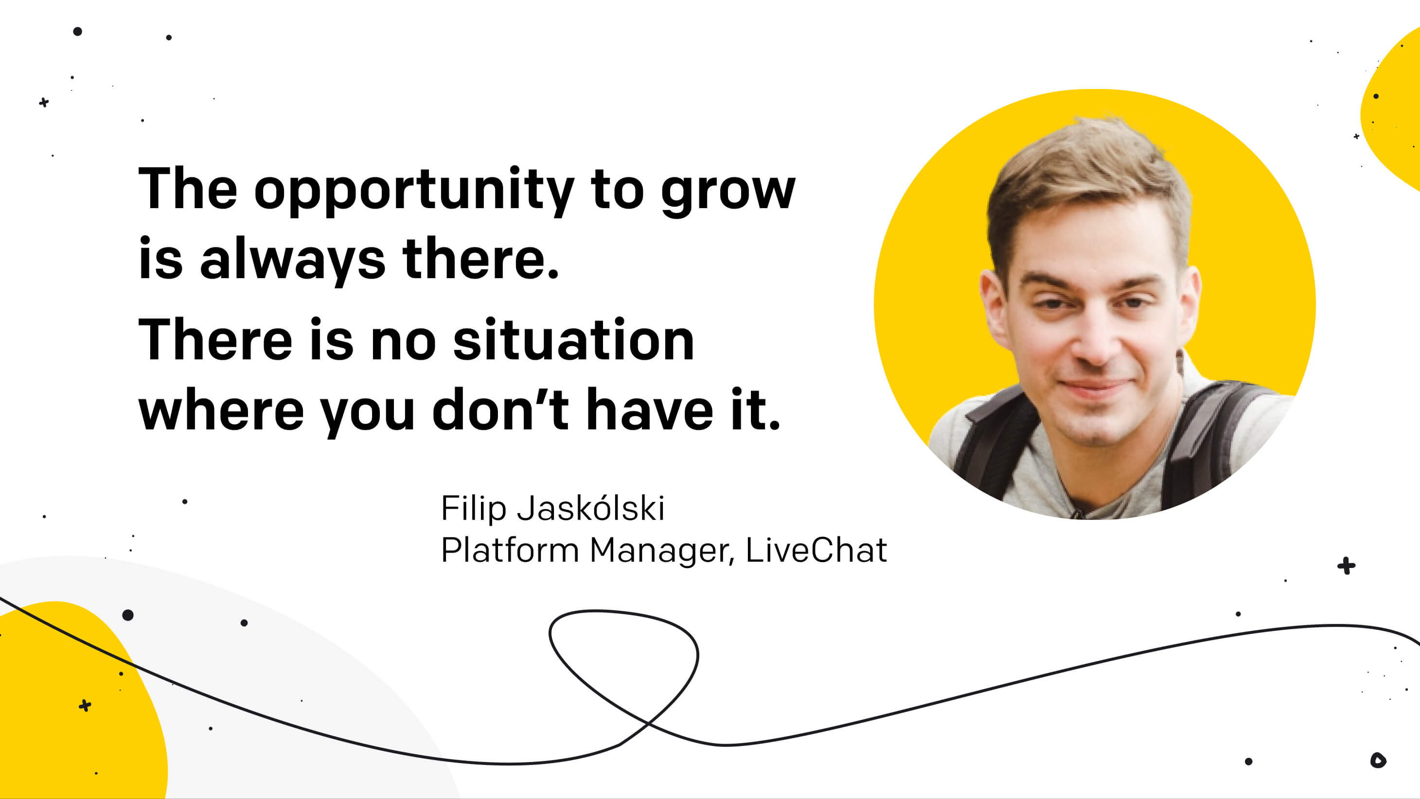 LiveChat quote from Filip